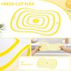 Large Flexible Frosted Plastic Cutting Board for Kitchen, Transparent Prep Surface