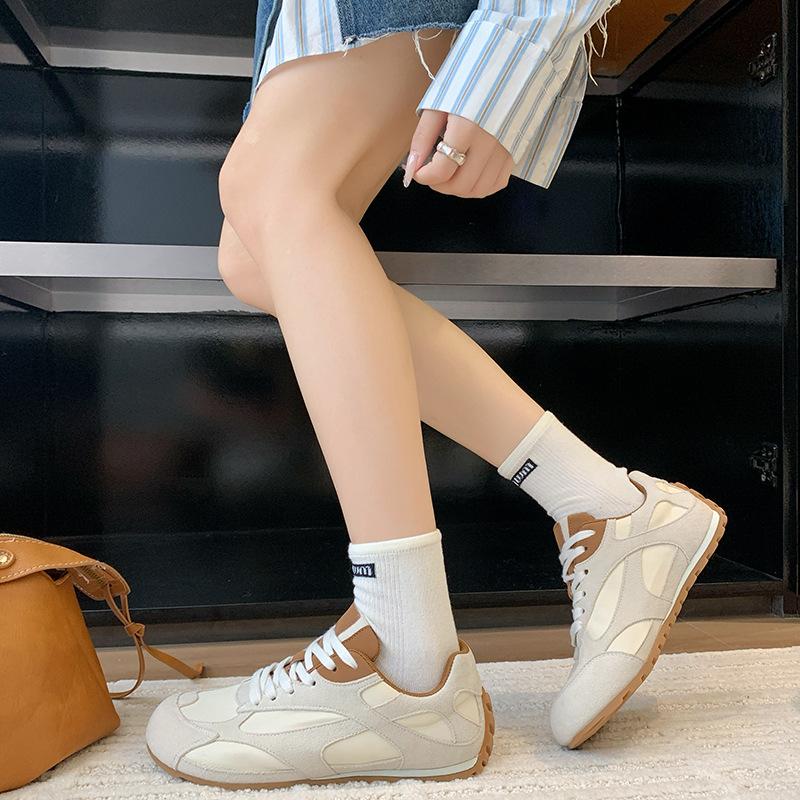 Mango head German training shoes women's 2025 new retro color matching breathable soft sole comfortable sports and leisure versatile Forrest Gump sho