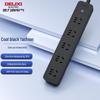 DELIXI 5-Outlet Power Strip with Master Switch CN plug (adapter included)