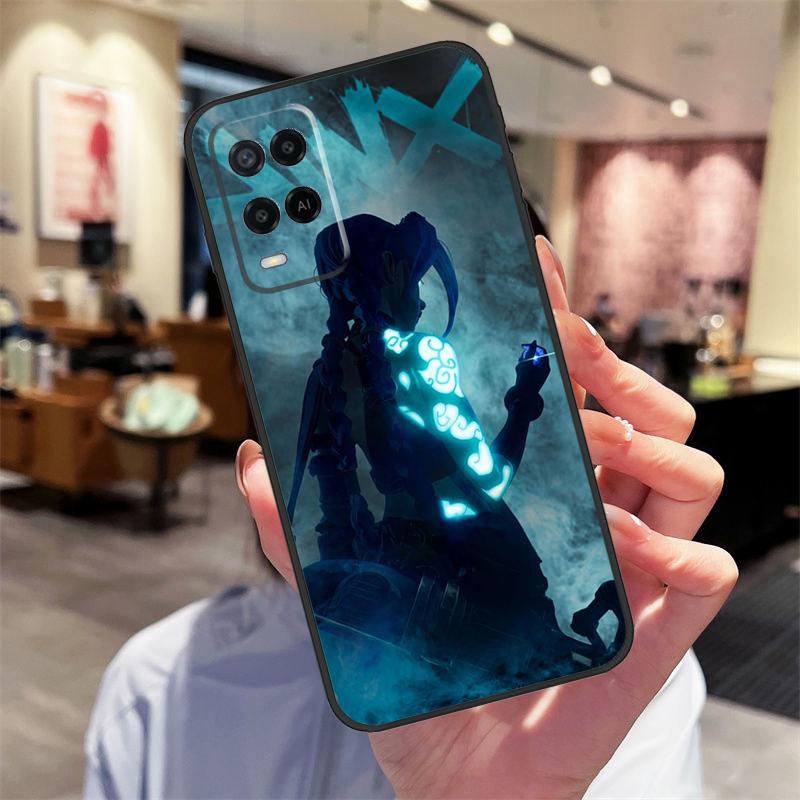 Jinx Arcane Case For Oppo A94 A74 A54 A18 A38 A58 A78 A98 A40 A60 A80 A16 A76 A96 A15 A17 A77 A57S Cover