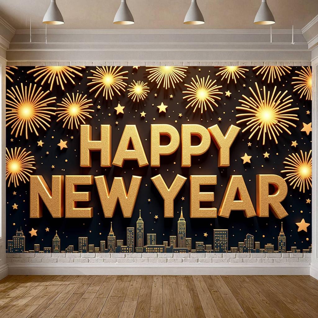 Star Banner 3D Letters Event Banner Holiday Banner Holiday Decor For Photo Backdrop Countdown Party Home Party