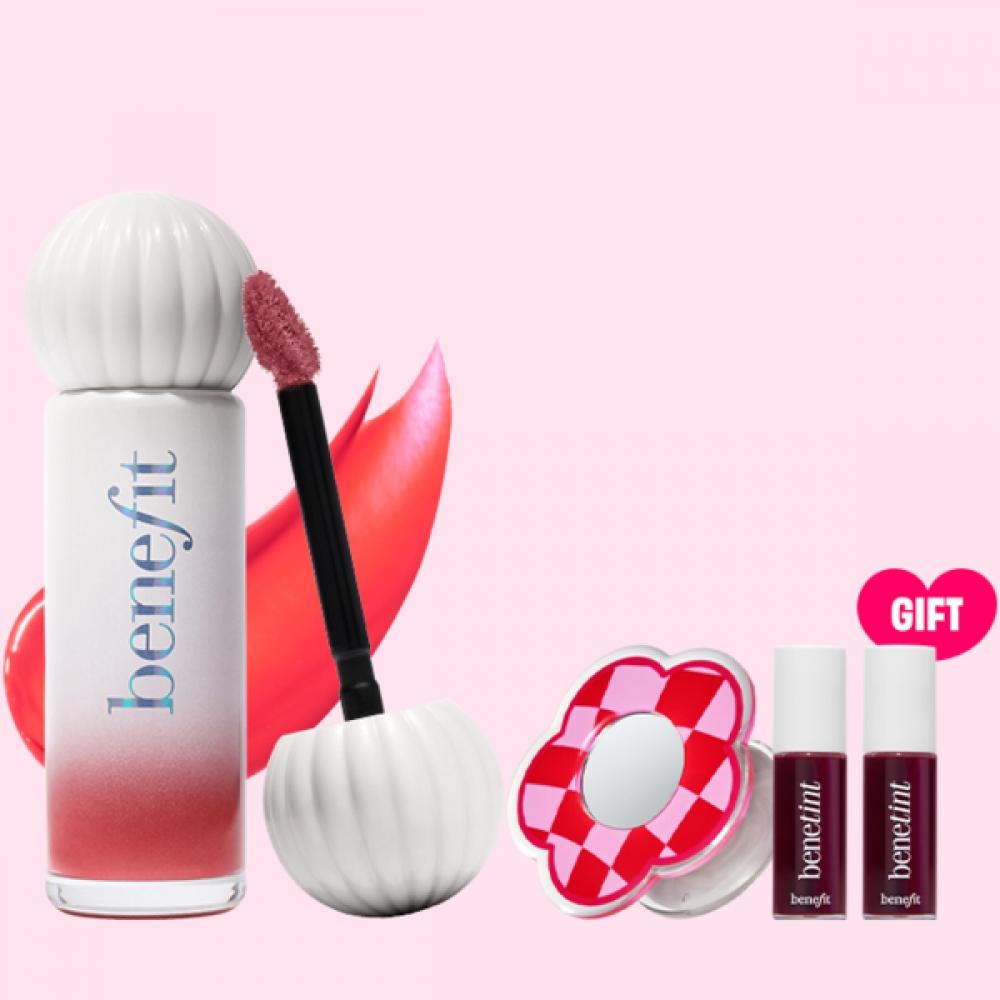 Benefit Pore Pack + Grip Talk + Splash Dewy Tint 09 isle style