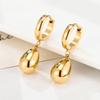 Water Drop Titanium Steel Earrings Women's High-end Earrings Niche Light Luxury Ins Jewelry