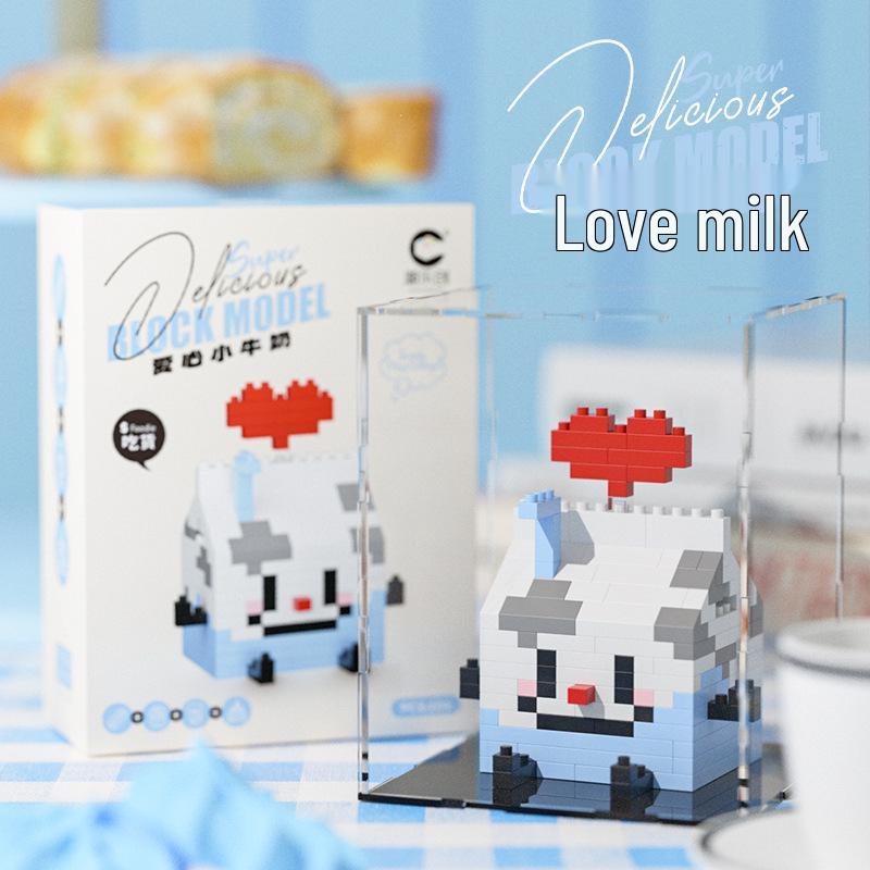 Chaolechuang Lego-Compatible Creative Food Building Blocks: Fries, Hamburger, Fruit - Educational Toy for Kids