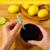 SHENLIU 10PCS Drink Cover Scrunchie with Straw Hole, Drink Covers Scrunchies Elastic Cup Glass Cover Reble & Washable Drink Spiking Prevention for