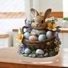 Rabbit and Easter egg tabletop decora made of acrylic is suitable for Easter and daily home decora. Gifts for family and friends