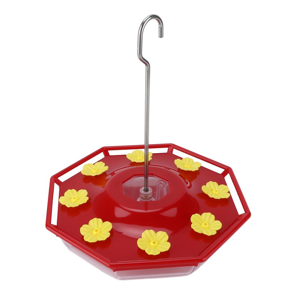 Kolibri-Futterspender 16oz Hängend Auslaufsicher Vogelfutterspender mit 8 Futterstellen für Außen Garten Hof