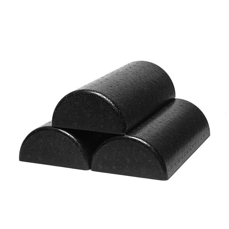 EPP Semicircular Foam Roller Yoga Brick - Black