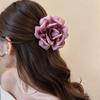 Elegant Rose Flower Claw Clip For Women Girls  Hair Accessory Versatile Sweet Hair Claw Exquisite Shark Clip Gifts