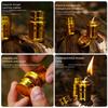 4 Wicks Metal Alcohols Stove Light Weight Compacts Aluminum Alloys Stove For Camp Hiking Trip