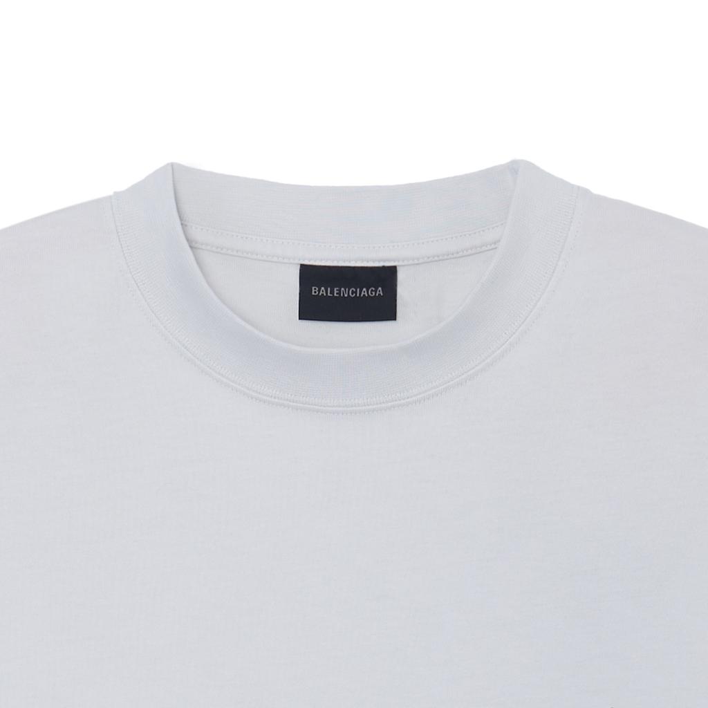Balenciaga BB Logo T-Shirt 'White' Men's 612966TOVO99081
