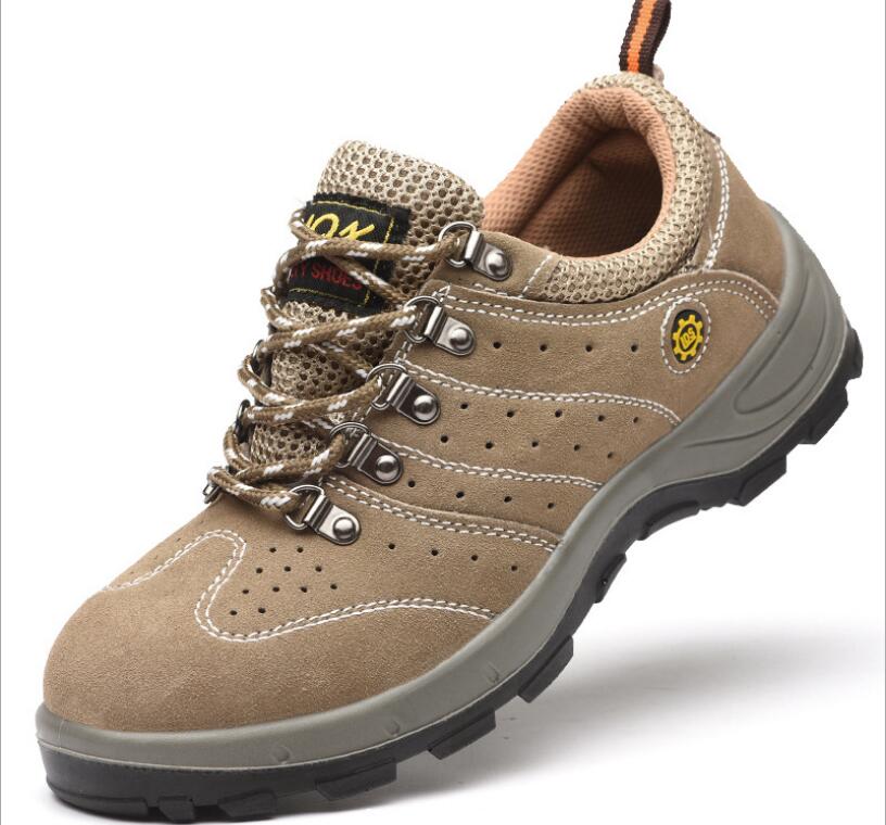 Labor Insurance Shoes Men'S Summer Breathable Solid-Soled Protective Shoes Anti-Smashing Anti-Piercing Oil-Resistant M137