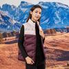 Unisex Color-Block Down Vest: Lightweight, Warm, Windproof Winter Jacket with Stand Collar