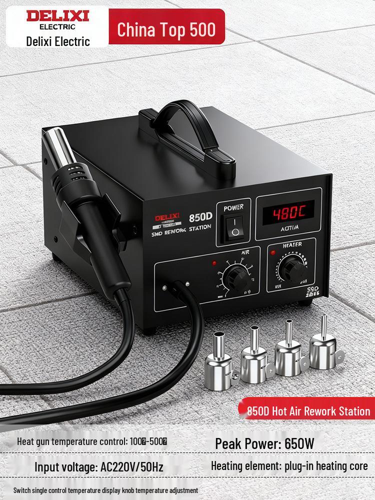 Delixi Electric 3-in-1 Soldering & Desoldering Station for Mobile Phone Repair