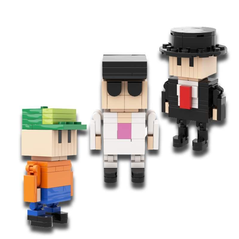 Gobricks Moc Falling Battle Baustein Set Diy Kreatives Spielzubehör Kleinteile Montage Spielzeug Für Jugendliche