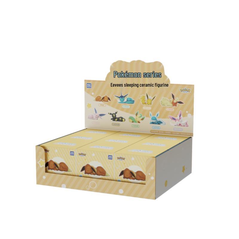 

Фігурки родини Іві в позі сну - Сильвеон, Вапореон та інші: Милий Колекційний Сліпий Бокс Pokémon Blind box random