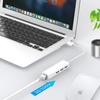 USB Ethernet Network Card 3 Ports High-Speed USB 2.0 To RJ45 Hub 10/100 Ethernet Adapter Free Driver USB Hub Lan For Macbook Win