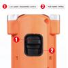 Electric Drill Dual Speed 16.8V Lithium Cordless Drill Multi-function Electric Screwdriver Power Tool 2 Li-ion Battery