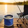 Car Water Container With Oxford 600d Fabric And Collapsible Structure For Camping And Fishing Use