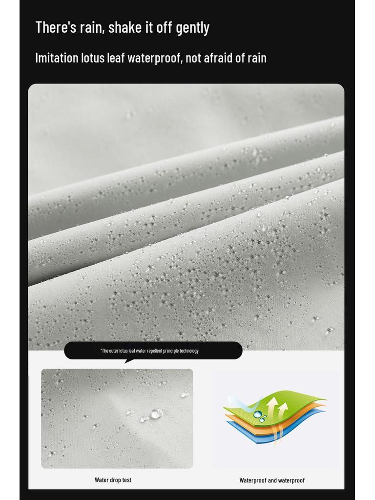 New Heat-Sealed Softshell Winter 3-in-1 Down Jacket