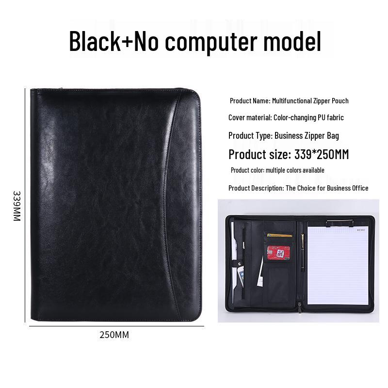 

Офисный бизнес-менеджер A4 Многофункциональная папка на молнии с логотипом на заказ