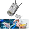 Flammhemmende PVC CAT6A RJ45 Ethernet-Steckverbinder mit verbesserter Kabelidentifizierung und Knickfestigkeit