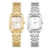JEWELRYWE Women's Gold Analog Watch Waterproof Fashion Quartz Leisure Business Accessory Gift for Her
