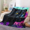 Black Panthers  Print Flannel Blanket, High Quality Comfortable for All Seasons, Home Decor, Warmth and Comfort