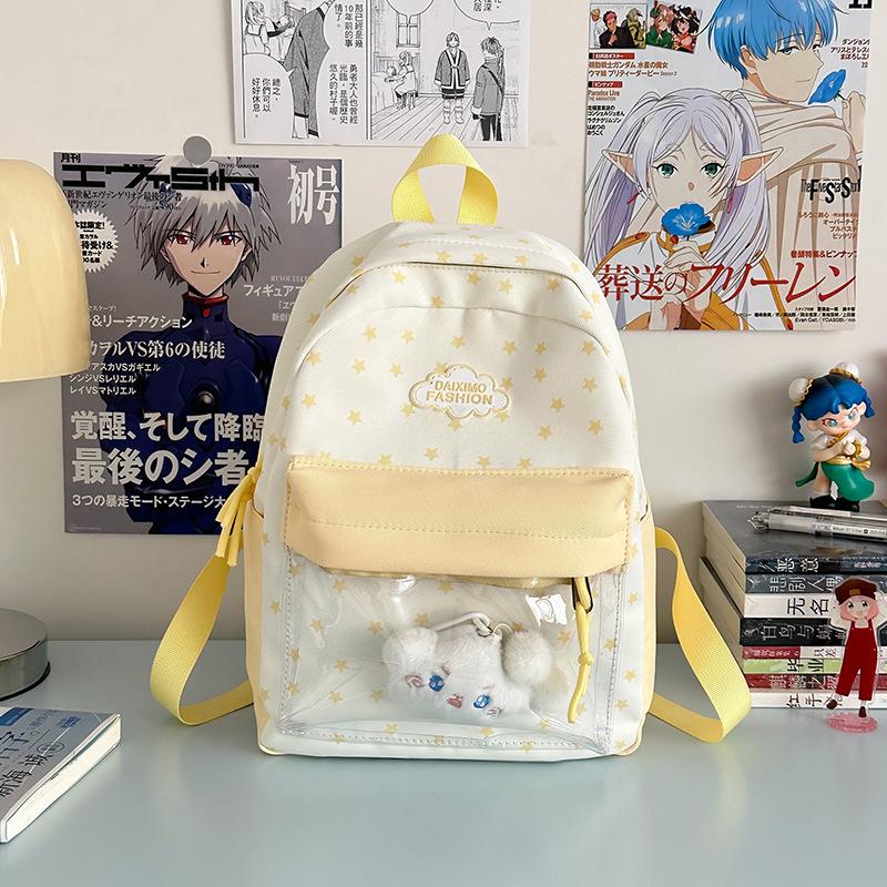 Fresh Schoolbag Girl College Student Korean Version Ins Cute Computer Backpack Junior and Senior High School Student Large Capacity Backpack