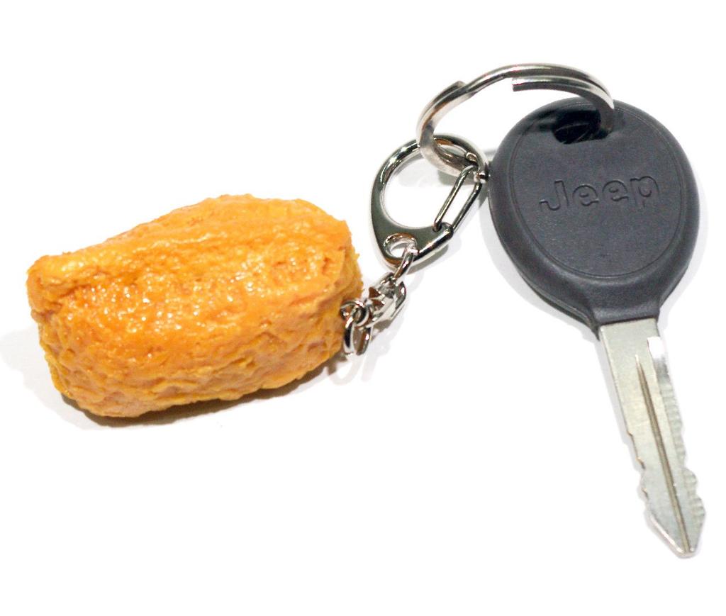 Food sample key chain Inari sushi that looks like eat it 035TK you'll