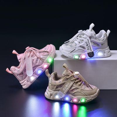 Kids LED Light Shoes Spring Summer Casual Sports Shoes for Boys Girls Toddler Light Shoes