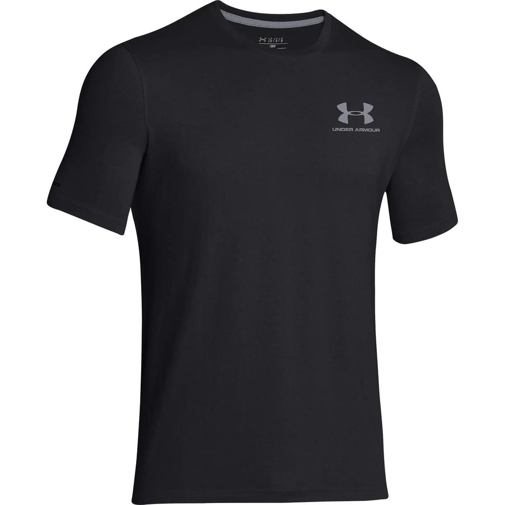 Under Armour T Shirt Men's Black Gray (Unisex) T-Shirts 1257616 001