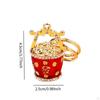 Feng Shui Bucket Keychain, Decorative, Bag Accessories, Wealth, , Yuan Bao Amulet Keychain Year