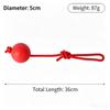 Round Shape Dog Chew Ball Cotton Rope Dog Elastic Toy Puppy Molar Toy  Outdoor Fetch Game
