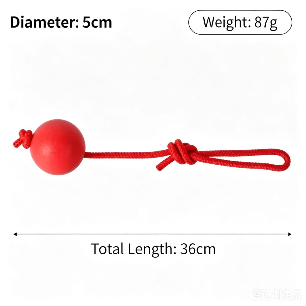 Round Shape Dog Chew Ball Cotton Rope Dog Elastic Toy Puppy Molar Toy  Outdoor Fetch Game