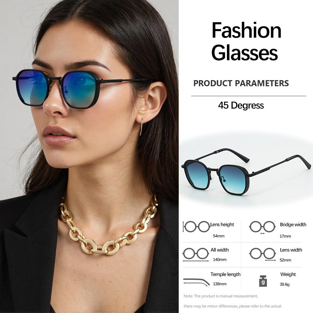 Womens Sunglasses Geometric Irregular Glasses Simple Lines Modern Fashion Accessories Women s Glasses Vintage Glasses Women