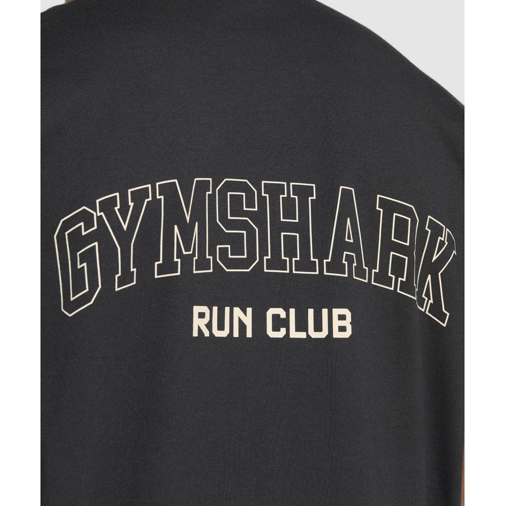 Gymshark Running Graphic T shirT Black A7a2k Bb2j