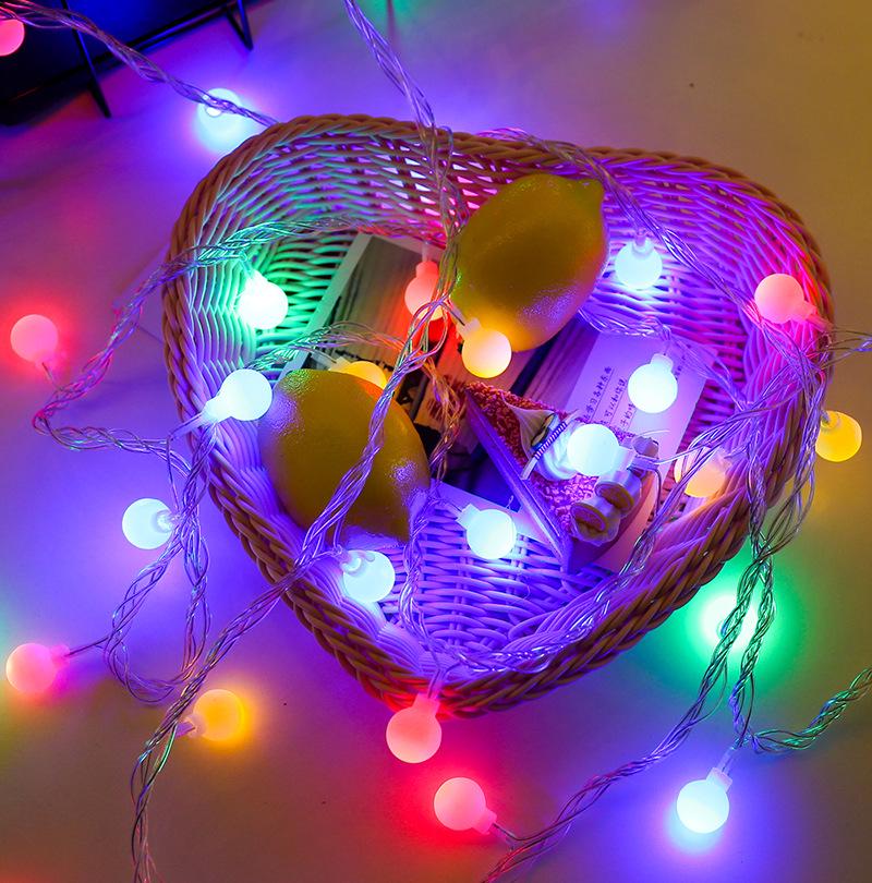 LED Star Fairy Lights: Battery & USB Decorative String for Camping, Street Stalls, and Christmas