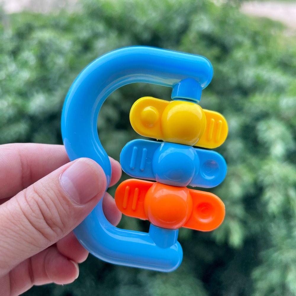 Chewable Musical Instrument Toys Non-Toxic Hand Bell Toys Baby Rattle  Ability Training