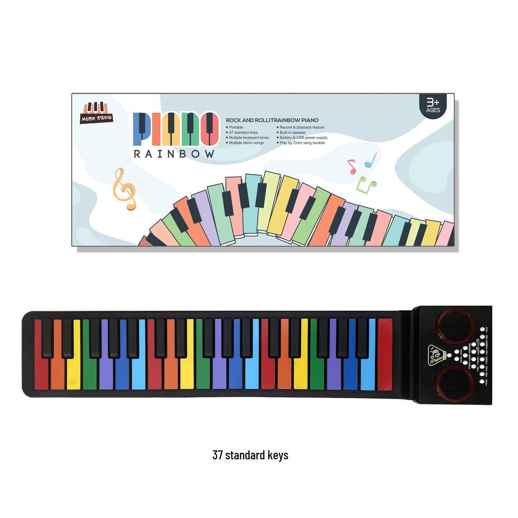 Portable 49-Key Foldable Piano for Kids