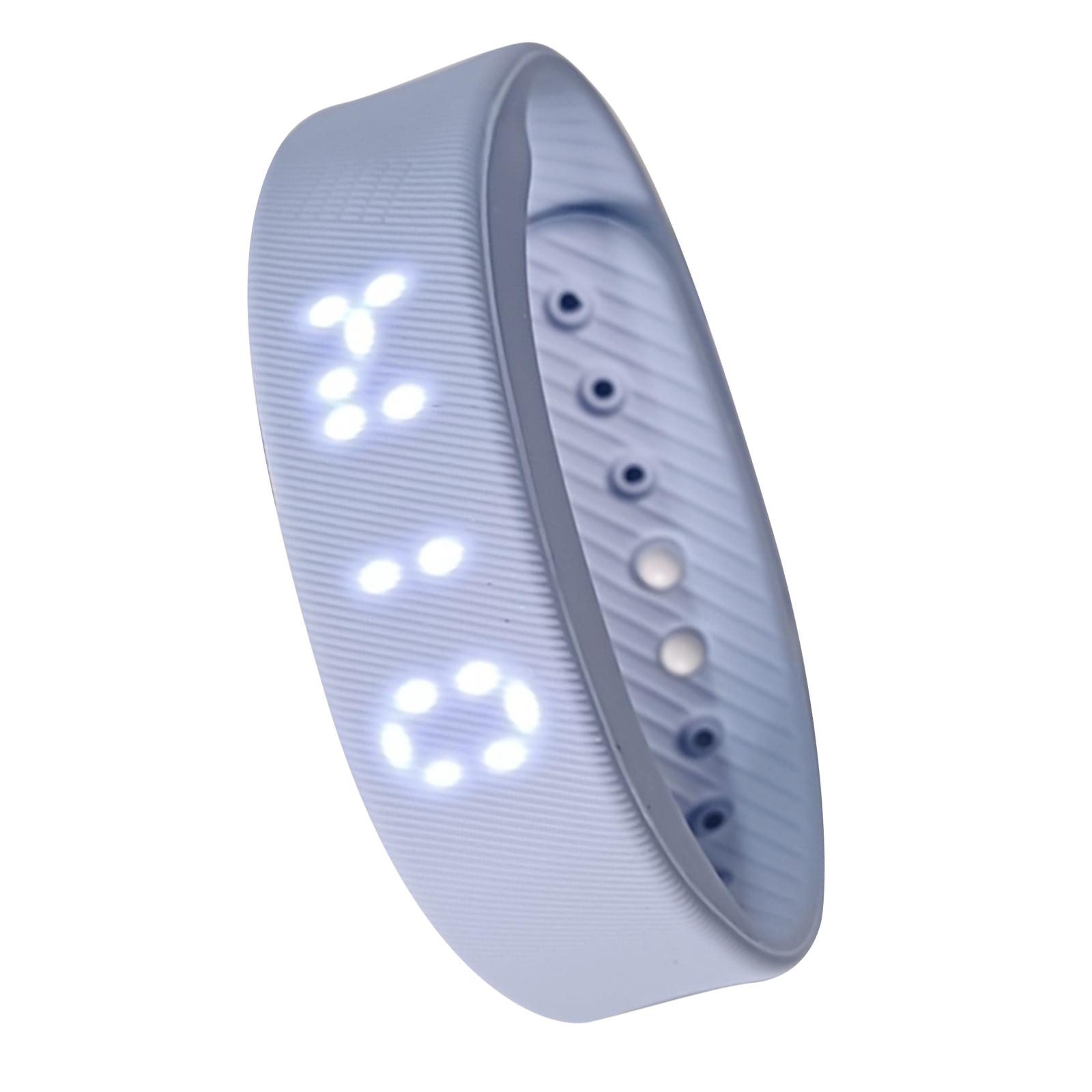 Светодиодные цифровые часы с будильником Вибрирующий будильник Бесшумная вибрация Браслет для пробуждения Регулируемый умный браслет Часы