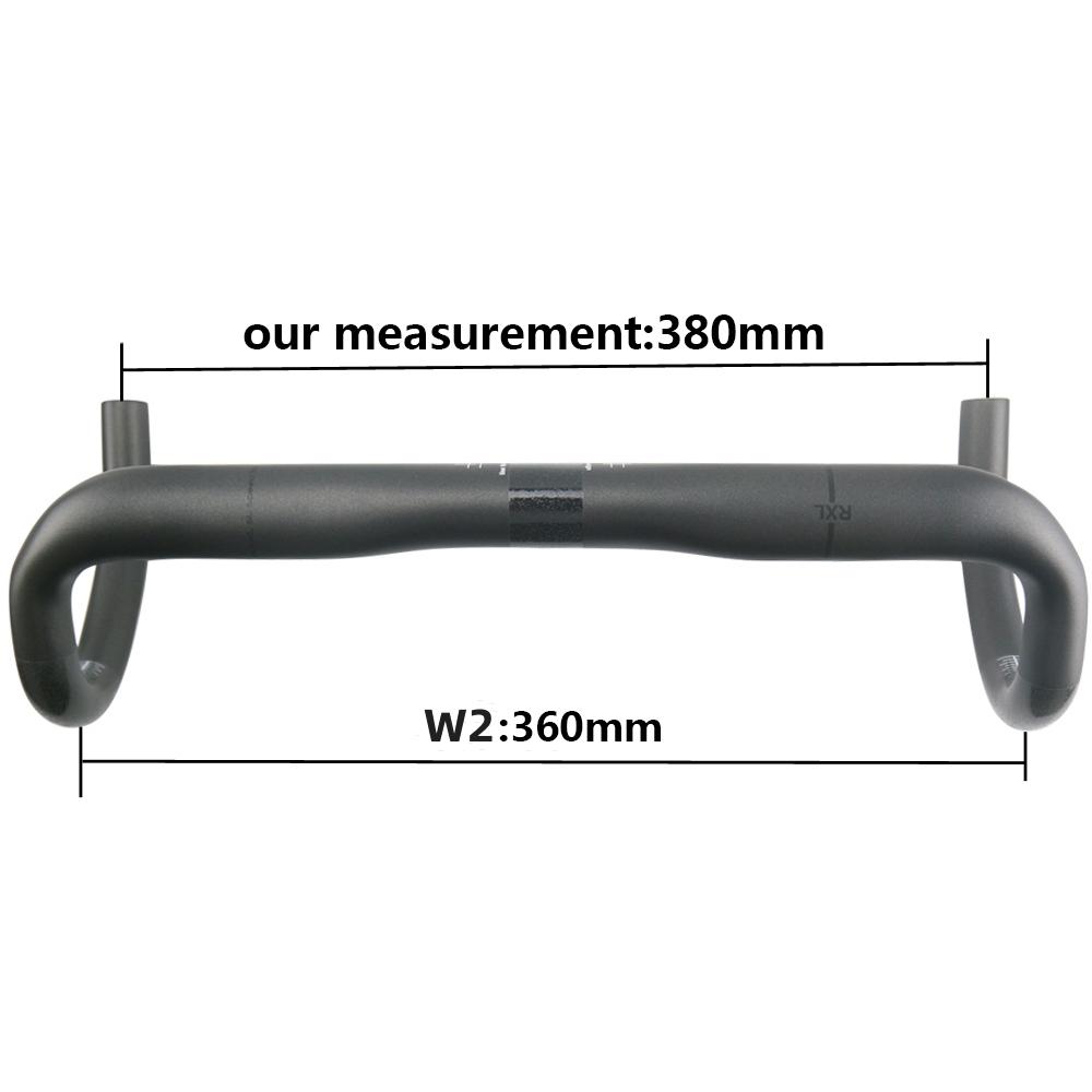 RXL SL 31,8 mm Carbon Rennrad Lenker 380/400/420/440 mm UD Matt Externe Zugführung Rennrad Lenker