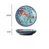 16cm Ceramic Plate Household Small Plate Fruit Plate Dessert Plate Flat Plate Bone Spit Plate