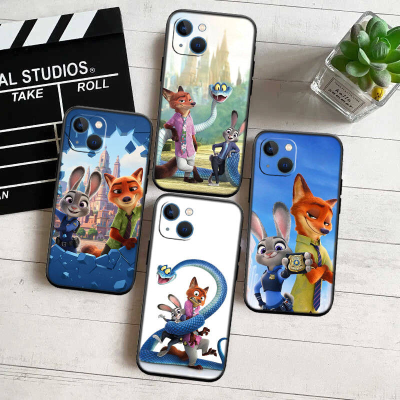 MH158 Zootopia Phone Shell Case for Redmi Note 12 12S 12C 13 13C 13R 14 14S 14R 14C Pro Max Plus A3 A3X A4 A5 11A 13X