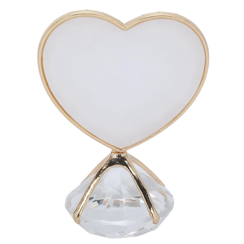 Nail Display Stand Heart Shaped Design Fashion Elegant   Glossy   Double Sided Nail Tip Holder for Nail Beauty