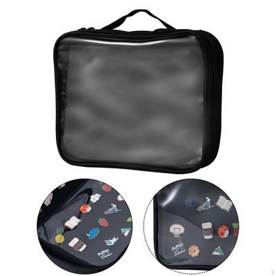 Página de Exhibición de Pines Bolsa Estuche de Transporte Organizador de Almacenamiento de Colecciones para Coleccionistas