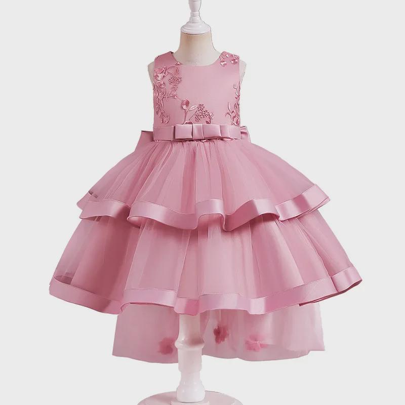 Summer Princess Dress for Girls - High-End Tulle Skirt & Flower Girl Catwalk Costume