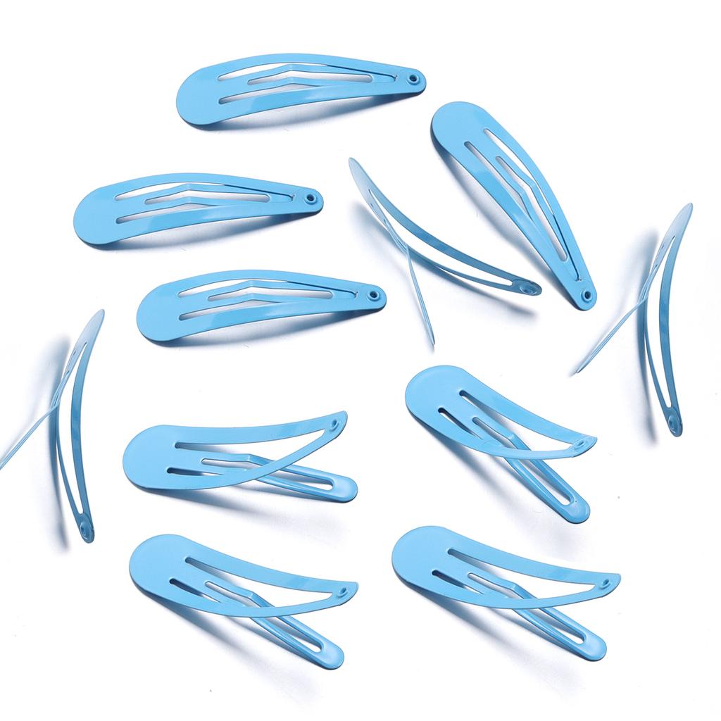 50Pcs Solid Colors BB Hairclips Girls Y2K Cute Small Barrettes Women Simple Metal Snap Clip Headdress Children Hair Accessories