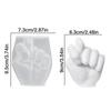 Hand Shaped Silicone Mold Clenched Fist Rock Gesture Scented Candle Mold DIY Resin Clay Arts Crafts For Home Decor Aromatherapy