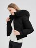 European & American Design Hooded Fur Collar Women's Winter Coat 2025: Short Style Cotton Jacket